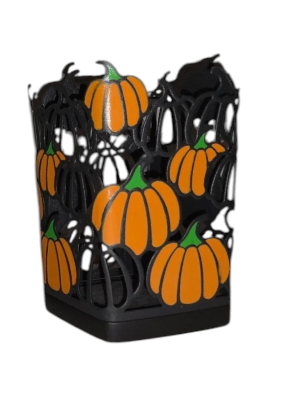 Bath & Body Works Halloween Pumpkin Metal Luminary Soap Holder